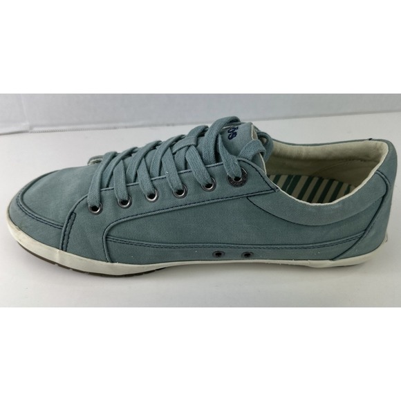 Taos Moc Star 2 Sneakers Blue Low Top Lace Up Canvas Shoes Women's US 10.5 W - Picture 2 of 13